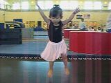 Bouncing - this time in a tutu.